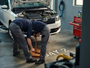 narzędzia do wymiany oleju Skoda Fabia 3  